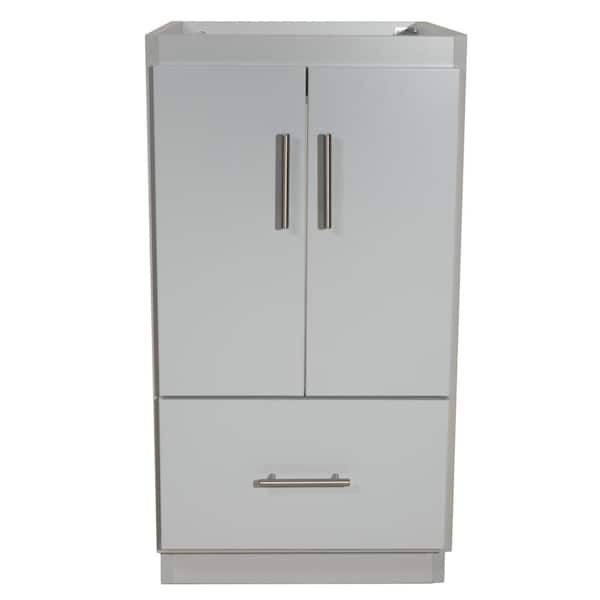 Simplicity by Strasser Slab 18 in. W x 21 in. D x 34.5 in. H Bath Vanity Cabinet without Top in Dewy Morning