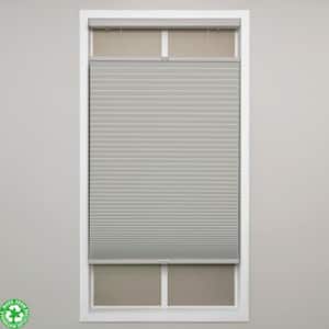 Gray Cloud Cordless Blackout Polyester Top Down Bottom Up Cellular Shades - 27.5 in. W x 48 in. L