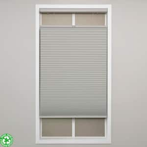 Gray Cloud Cordless Blackout Polyester Top Down Bottom Up Cellular Shades - 30 in. W x 64 in. L