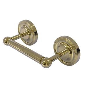 Prestige Regal Collection Double Post Toilet Paper Holder in Unlacquered Brass