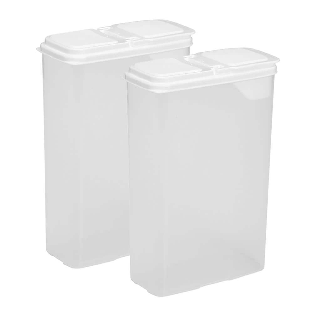 Sunjoy Tech Airtight Food Storage Container - BPA Free Clear Plastic Kitchen and Pantry Organization Canisters with Durable Lids for Cereal, Dry Food
