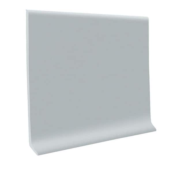 Unbranded Pinnacle Rubber Platinum 4 in. x 48 in. x 1/8 in. Wall Cove Base (30-Pieces)