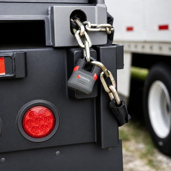 Mammoth, 3.5 ft. x 3 in. Hardened Steel Chain with Shielded Heavy Padlock Bundle, 8 lbs.