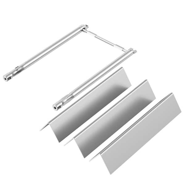 15.3 in. Stainless Steel Flavorizer Bars Grill Replacement for Weber Spirit & Spirit II 200 Series with Front Control