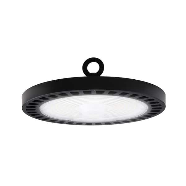 MEDINAH POWER 11 in. Round 1000-Watt Equivalent Integrated LED Dimmable Bronze High Bay Light, 35000 Lumens, 4000K Bright white light