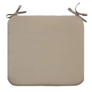 17 in. x 17 in. Nature Outdoor Cushion Bistro Cushion in Taupe Includes 2 Bistro Cushions