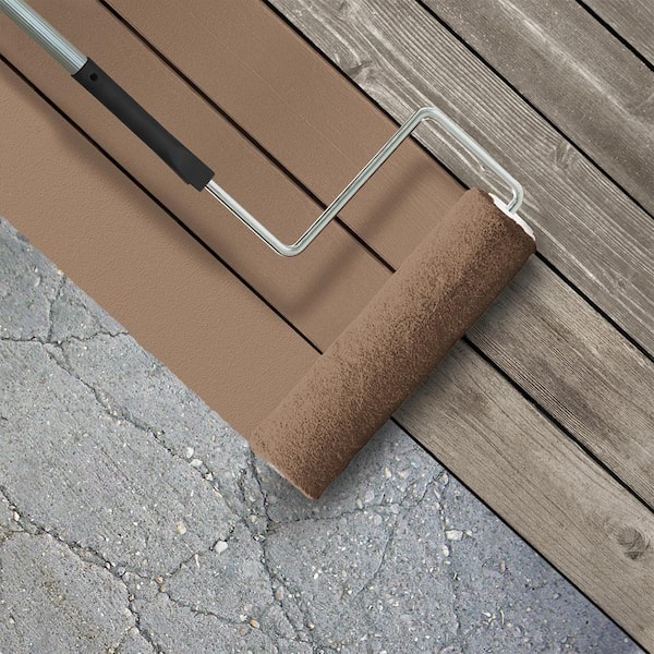 5 gal. #ECC-40-3 Seasoned Acorn Low-Lustre Enamel Interior/Exterior Porch and Patio Floor Paint