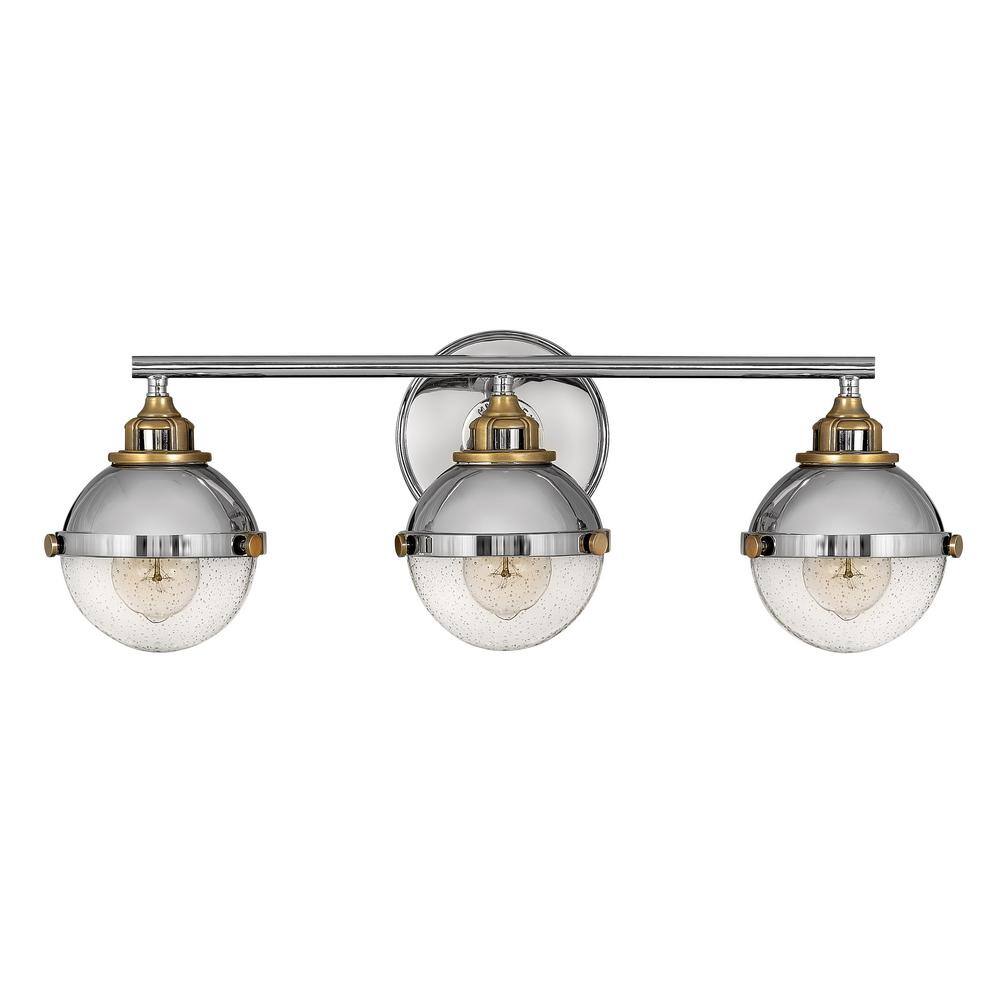 3 Light Bath Vanity-Polished Nickel Finish Hinkley Lighting 5173Pn