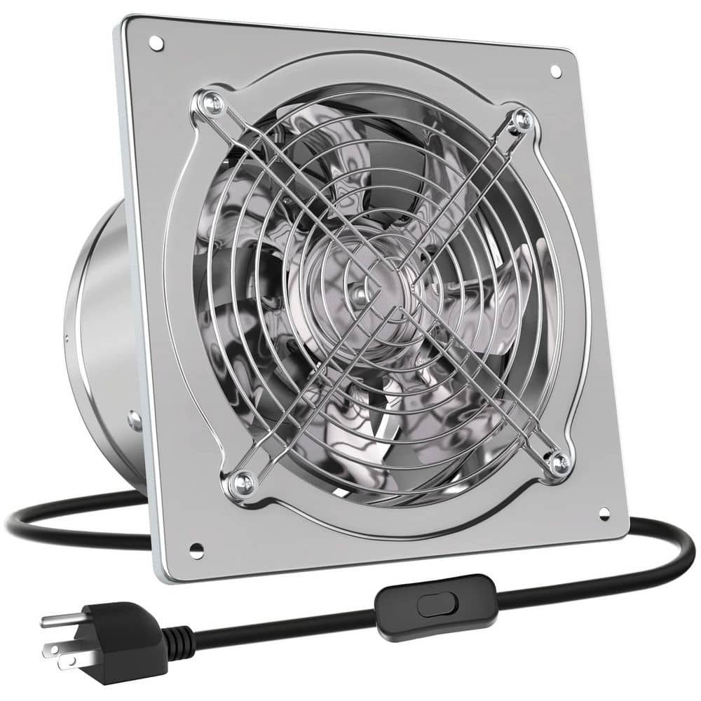 7.5 in. Exhaust Fan with Switch and Damper Portable Plug In Ventilation Fan for Kitchen Garage Attic Basement price history on PriceWatchPro