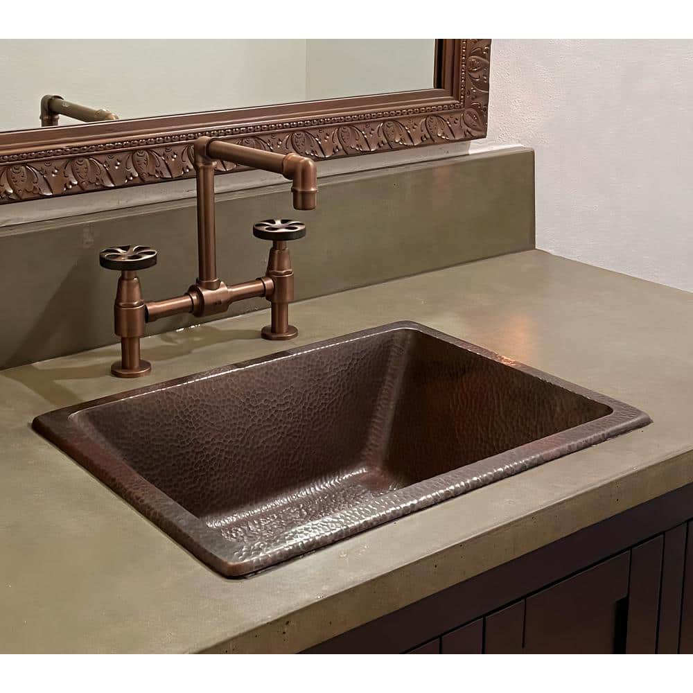 Hawking 18 Gauge 17 in. Copper Dual Flex Bath Sink in Aged Copper price history on PriceWatchPro