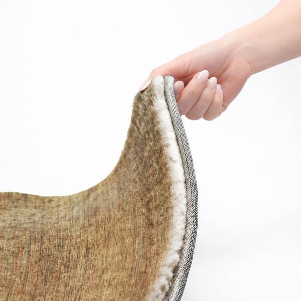 Dream Shag Premium Machine Washable Abstract ADS794 Terracotta 10 ft. x 14 ft. Area Rug