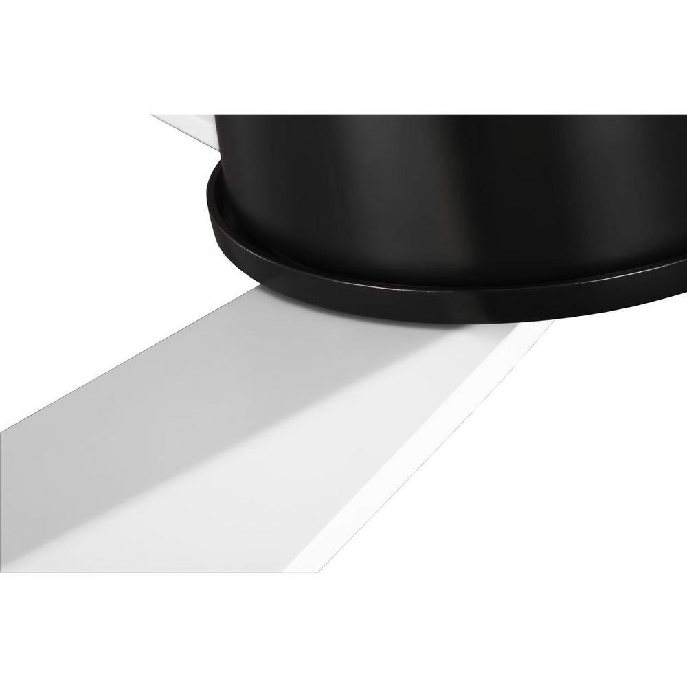 Paso 60'' Matte Black Industrial Ceiling Fan with Remote