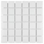 Merola Tile Metro Penny Matte White 9-3/4 in. x 11-1/2 in. x 6 mm ...