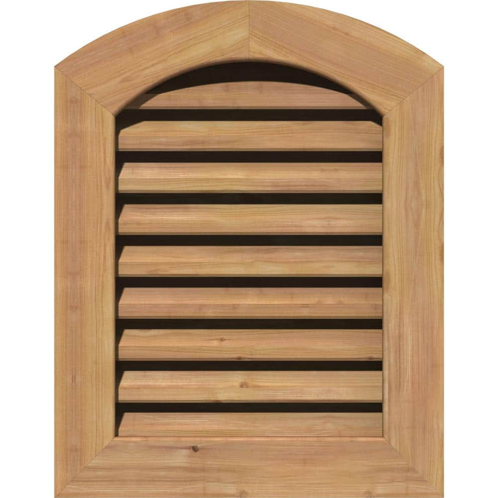 ProPlus 29 In. X 39 In. Round Top Unfinished Smooth Western Red Cedar ...