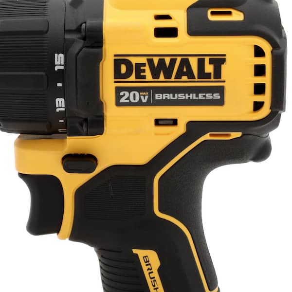 ATOMIC 20-Volt MAX Brushless Cordless 1/2 in. Drill/Driver Kit with Battery 4 Ah, Charger/Tough System 22 in. Toolbox ATOMIC 20-Volt MAX Brushless Cordless 1/2 in. Drill/Driver Kit with Battery 4 Ah, Charger/Tough System 22 in. Toolbox
