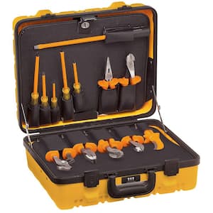 1000V Insulated Utility Tool Set in Hard Case, 13-Piece