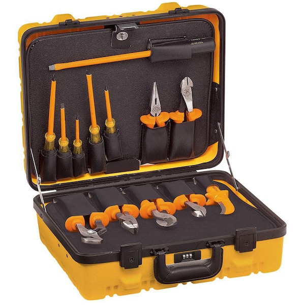 Klein Tools 1000V Insulated Utility Tool Set in Hard Case, 13