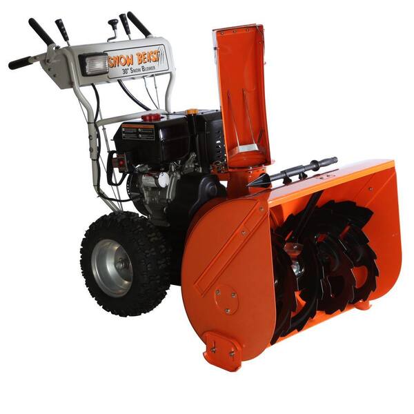 Snow Beast 30 in. Commercial 302cc Two-Stage Electric Start Gas Snow Blower