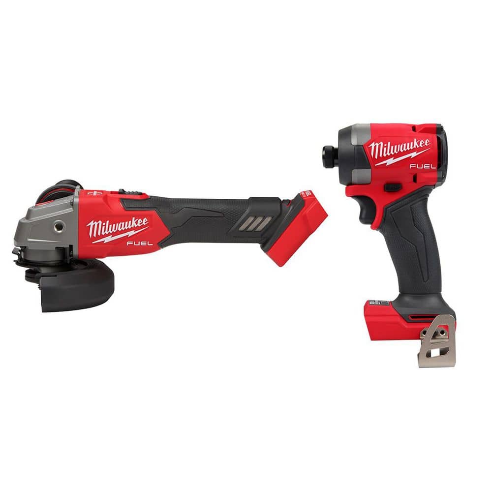 M18 FUEL 18V Lithium-Ion Brushless Cordless 4-1/2 in./5 in. Grinder with Variable Speed & Slide Switch w/ Impact Driver price history on PriceWatchPro
