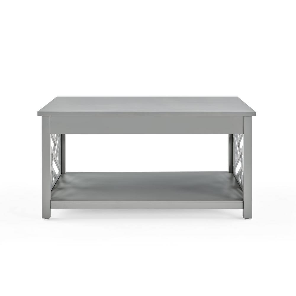 Coventry Gray Pine Wood 3-Piece Accent Table Set