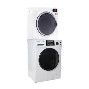1.6 cu. ft. 110-Volt Front Load Washer with Pet Cycle Plus 2.6 cu. ft. Vented Digital Dryer in White