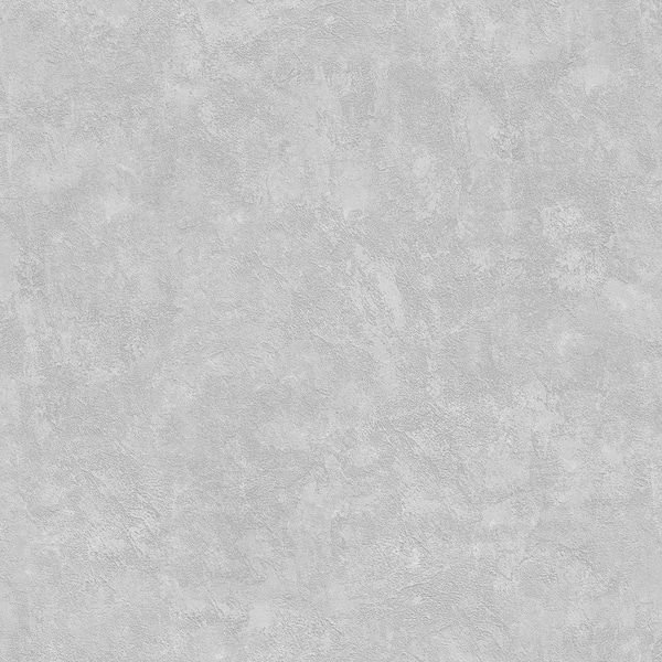 Faux Waxed Texture Gray Wallpaper