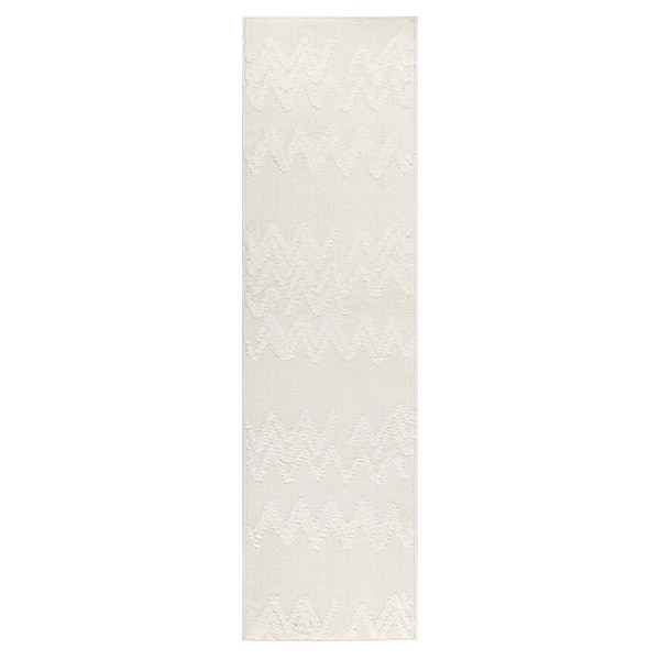 Palafito Geometric High-Low Area Rug