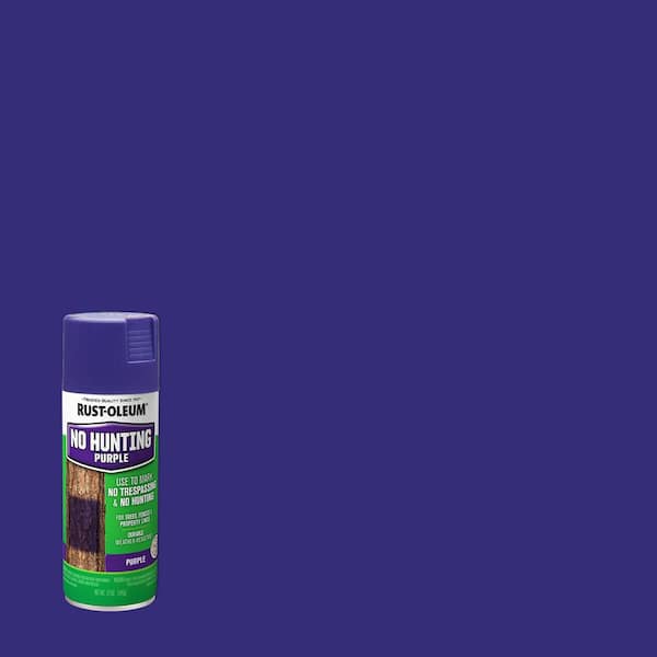 Rust-Oleum Specialty 12 oz. Spray Paint in No Hunting Purple