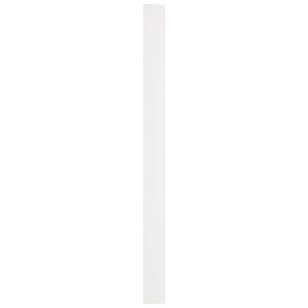 3 in. W x 42 in. H Cabinet Filler in Satin White