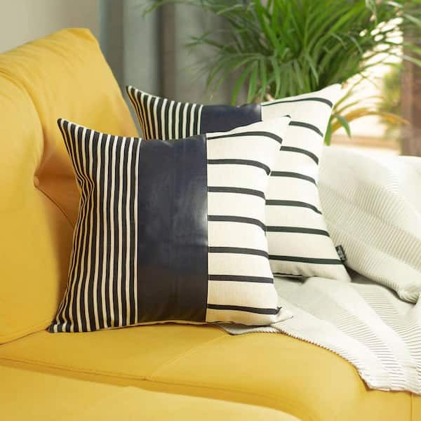 Waterproof Outdoor Throw Pillow Cover Boho Style Geometric Lumbar  Pillowcases Set of 2 Abstract Decorative Patio Furniture Pillows for Couch  Garden