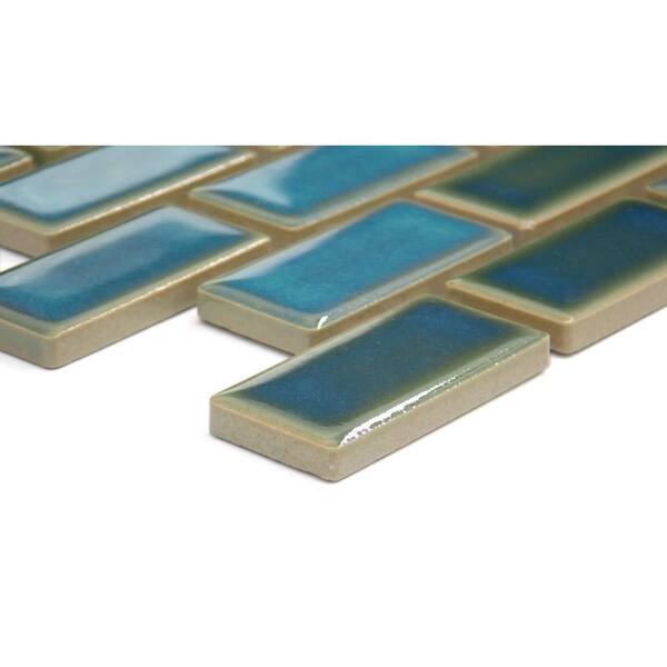 Emser Entity 15-Pack Zest Stone and Glass Border Tile (12-in x 12-in)