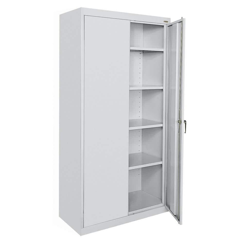 Classic Series ( 36 in. W x 72 in. H x 24 in. D ) Steel Garage Freestanding Cabinet in Dove Gray -  Sandusky, CA41362472-05