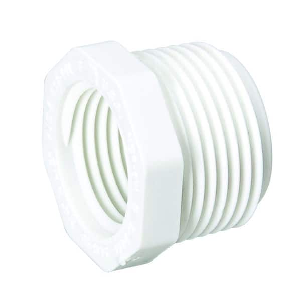 Mueller Streamline 1 in. x 3/4 in. PVC Schedule 40 Pressure MIPT x FIPT Bushing