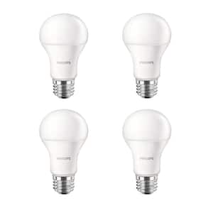 100-Watt Equivalent A19 Non-Dimmable Energy Saving LED Light Bulb Daylight (5000K) (4-Pack)