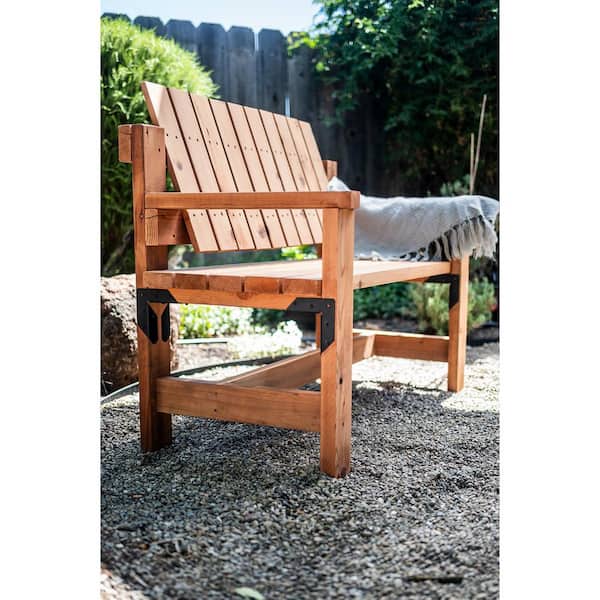 Simpson Strong-Tie Outdoor Accents ZMAX, Black Powder-Coated Rigid