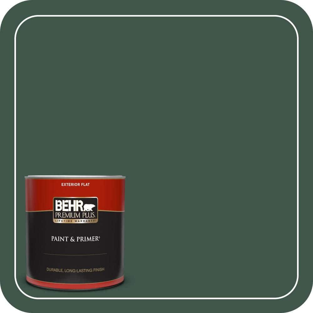 1 qt. #470F-7 Deep Jungle Flat Exterior Paint & Primer price history on PriceWatchPro