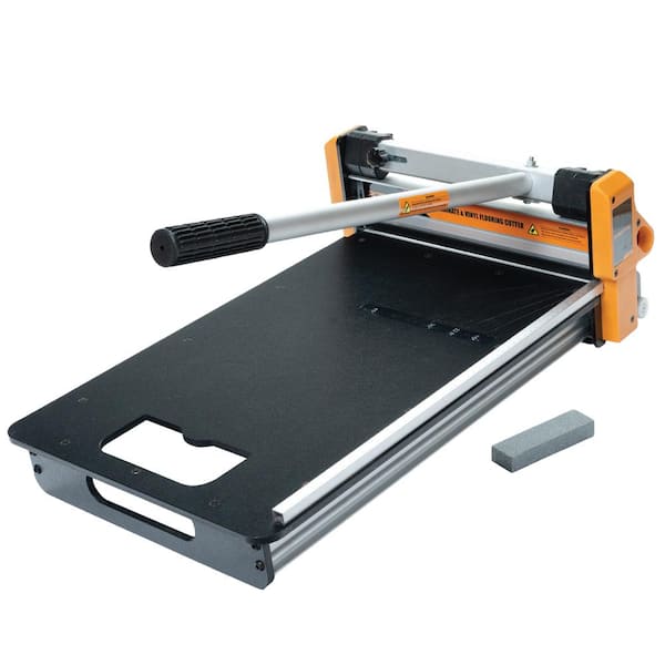 13 in. Multi-Angle Laminate and Vinyl Floor Cutter with HSS Blade & Honing Stone for LVP, SPC, WPC, VCT, PVC