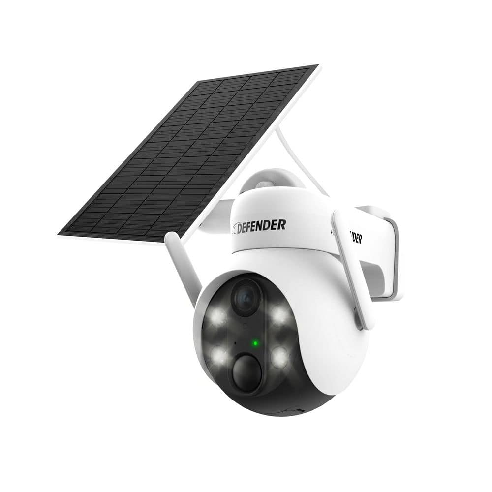 Defender Battery Powered 4K AI EverWatch PTZ Wireless Solar-Charged ...