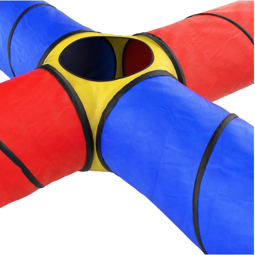 Vibrant 4-Way Pop Up Play Tunnel for Kids
