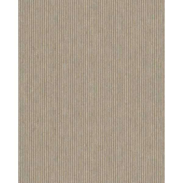 Unbranded Industrial Stripe Gold Metallic Finish Vinyl on Non-Woven Non-Pasted Wallpaper Roll
