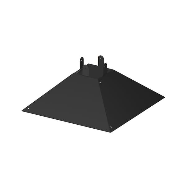 17 in. Metal Non-Electric Squirrel Guard for 4 x 4 Post Outdoor Bird Feeder Pole Baffle Weatherproof Raccoon Deterrent