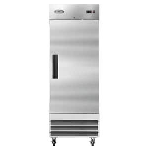 29 in. One Solid Door Commercial Reach-in Refrigerator, 23 cu. ft. in Stainless-Steel.