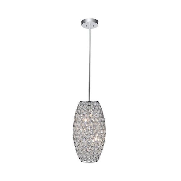 CWI Lighting Sage 2 Light Mini Chandelier With Chrome Finish