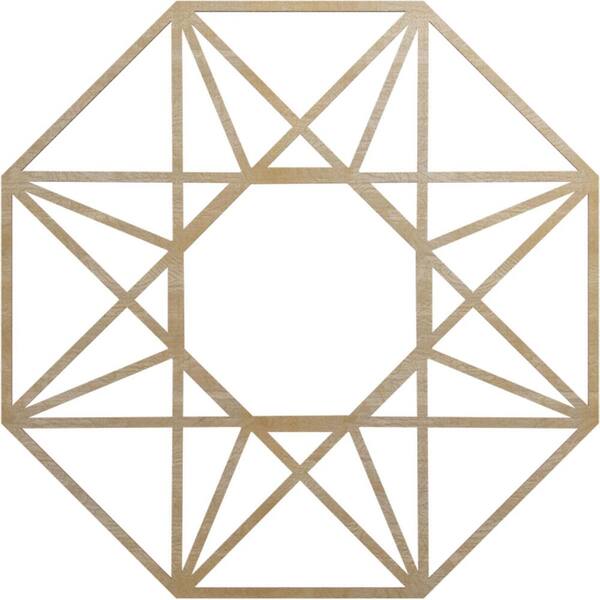 Ekena Millwork 0.375 in. x 36 in. x 36 in. Wood Medallion Moulding