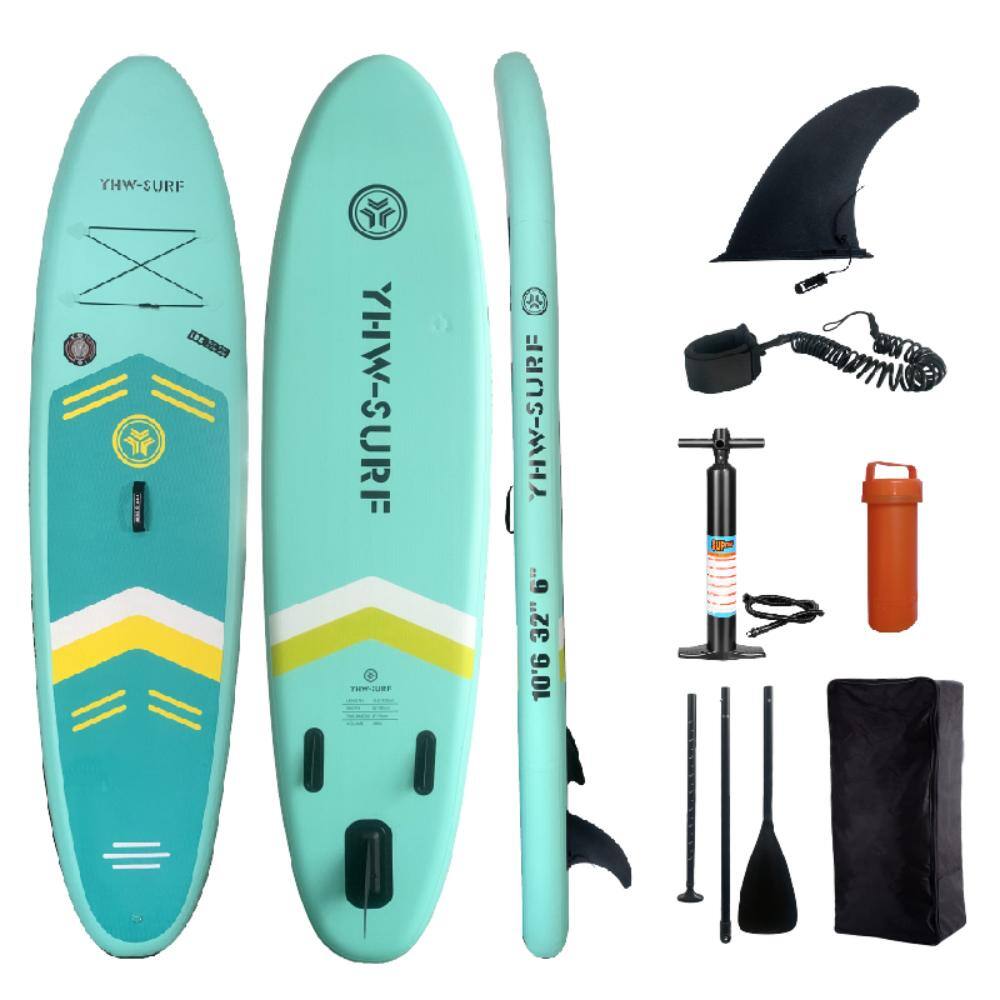 "10'6"" Inflatable Stand Up Paddle Board with Free Premium SUP Accessories & Backpack" price history on PriceWatchPro