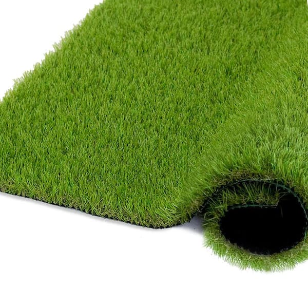 ECO 1.38 Pile Height 14 ft. W x Cut to Length Green Artificial Grass Turf