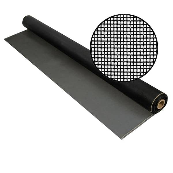 96 in. x 100 ft. Charcoal Fiberglass Screen 20 in. x 20 in. Mesh