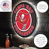 Evergreen Tampa Bay Buccaneers Round 23 in. Plug-in LED Lighted Sign  8LED3829RD - The Home Depot