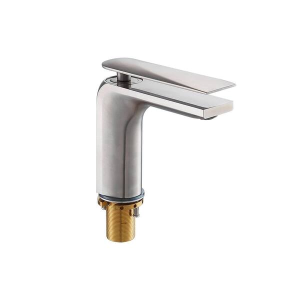 CASAINC Single Hole Single-Handle Bathroom Faucet with Drains in Polished Chrome