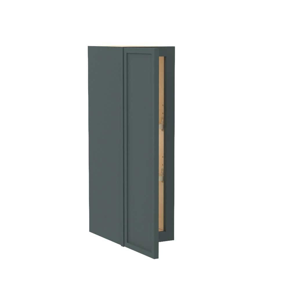 Franklin 9 in. W x 12 in. D x 30 in. H Assembled Plywood Wall Kitchen Cabinet in Verdant Green with Soft Close price history on PriceWatchPro